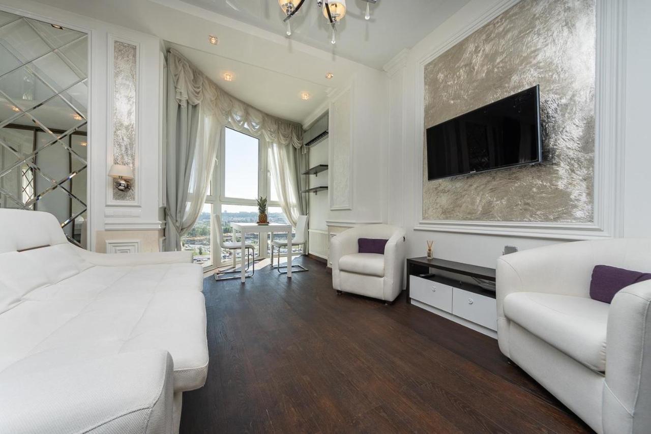 Exquisite Panoramic Views Apartment Dnipro Embankment Kyjev Exteriér fotografie