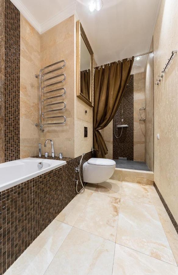 Exquisite Panoramic Views Apartment Dnipro Embankment Kyjev Exteriér fotografie