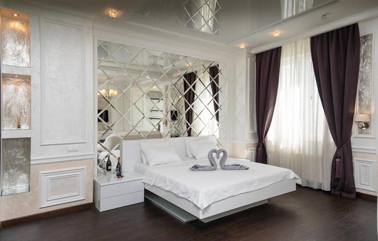 Exquisite Panoramic Views Apartment Dnipro Embankment Kyjev Exteriér fotografie